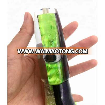 OEM factory fishing lure multi-colored resin head squid skirts marlin lure sport fishing wholesale fishing tackle