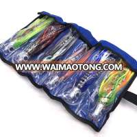 8.5 inch OEM high quality soft plastic tuna fishing tackle lure set kit