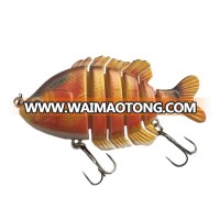 3.5inch 24g natural color bluegill fishing jointed lures