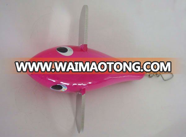 various color plastic or wood teaser bird sport fishing lure fishing teackle