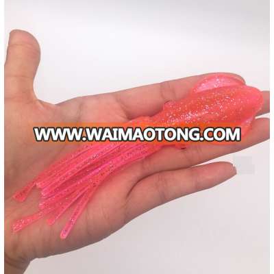 13.5cm soft squid PVC fishing lure soft plastic lure fishing tackle fishing skirt