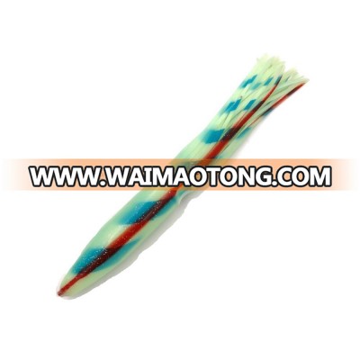 weihai rubber fishing lure PVC fishing skirt 30cm squid skirt fishing tackle for trolling